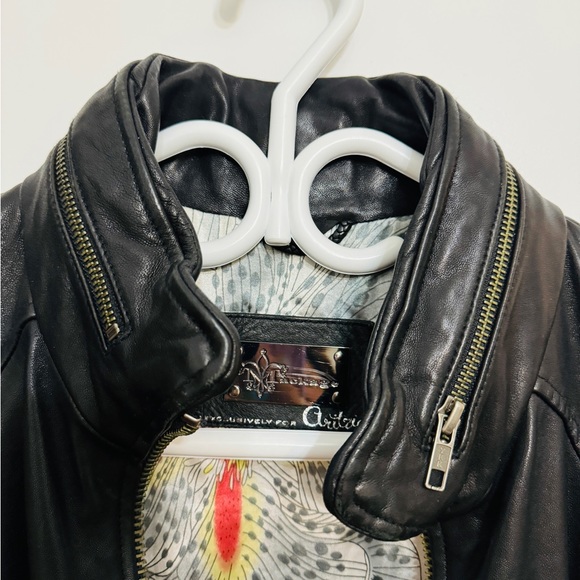 [Sold] Mackage x Aritzia Genuine Lamb Leather Jacket, Size M - Picture 8 of 11
